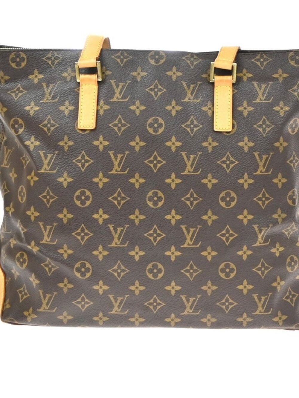 LOUIS VUITTON Cabas Mezzo Shoulder Bag Monogram Leather Brown M51151 77YH924 - Picture 4 of 16